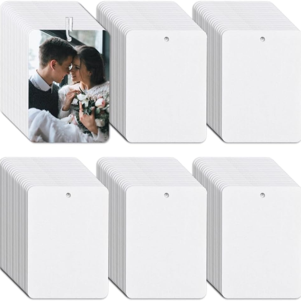 Puzzle Blank White - 20pcs Sublimation Air Freshener Blanks Set,
