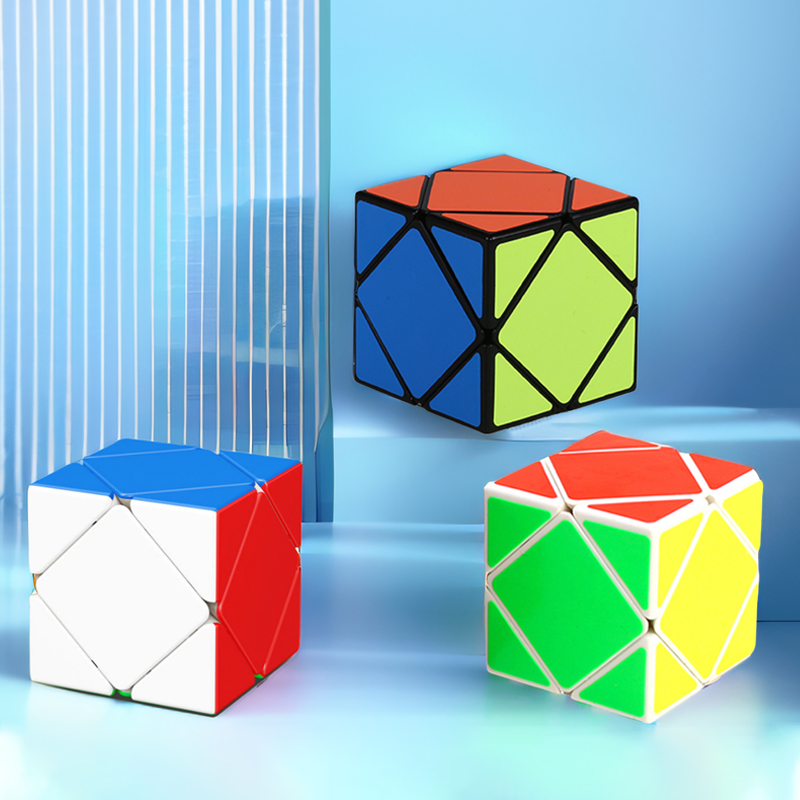 Puzzle Blank White - SENGSO Skewb Speed Cube Stickerless Skewb