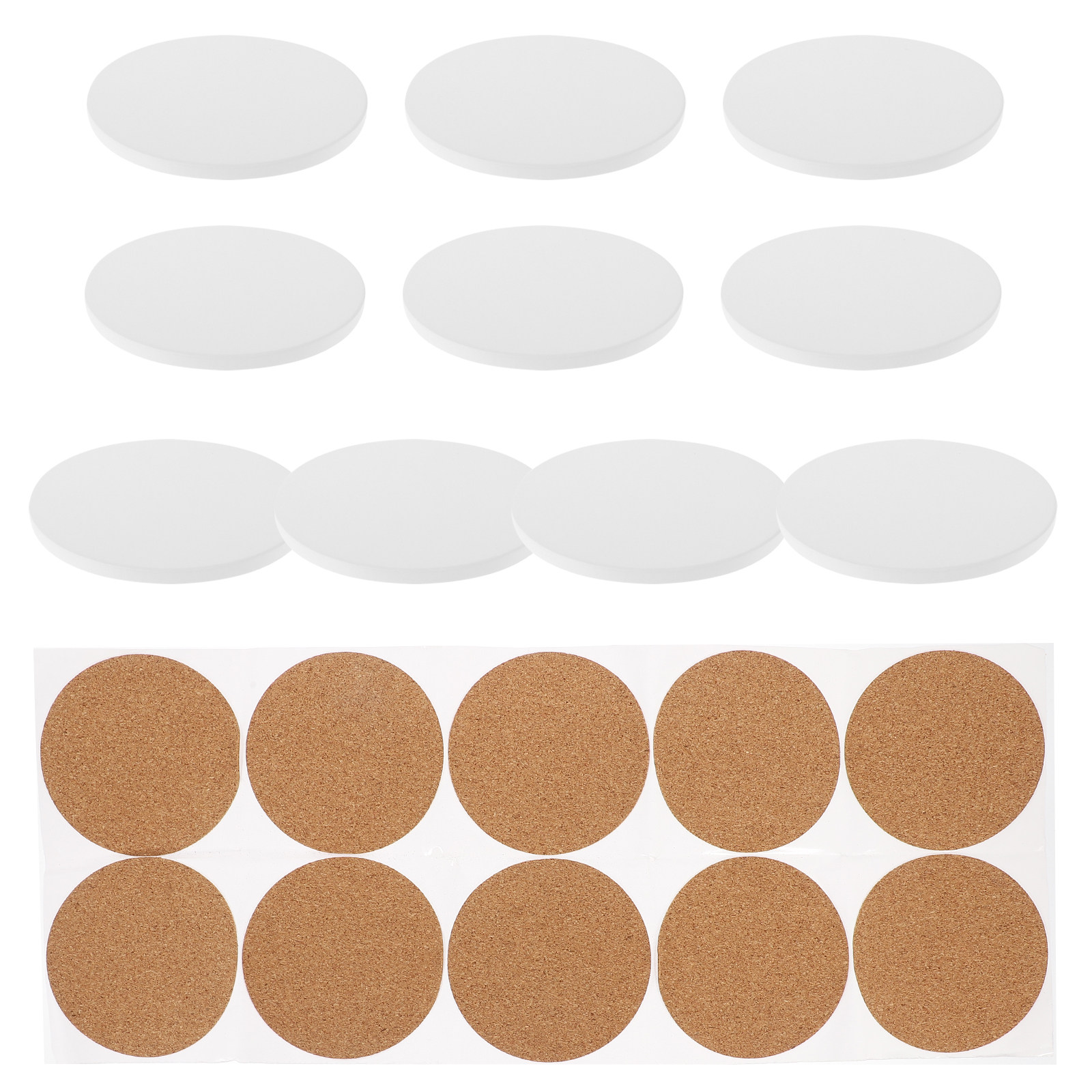 Coaster Sublimation Blank - 10Set Sublimation Coasters Ceramic Blank Heat