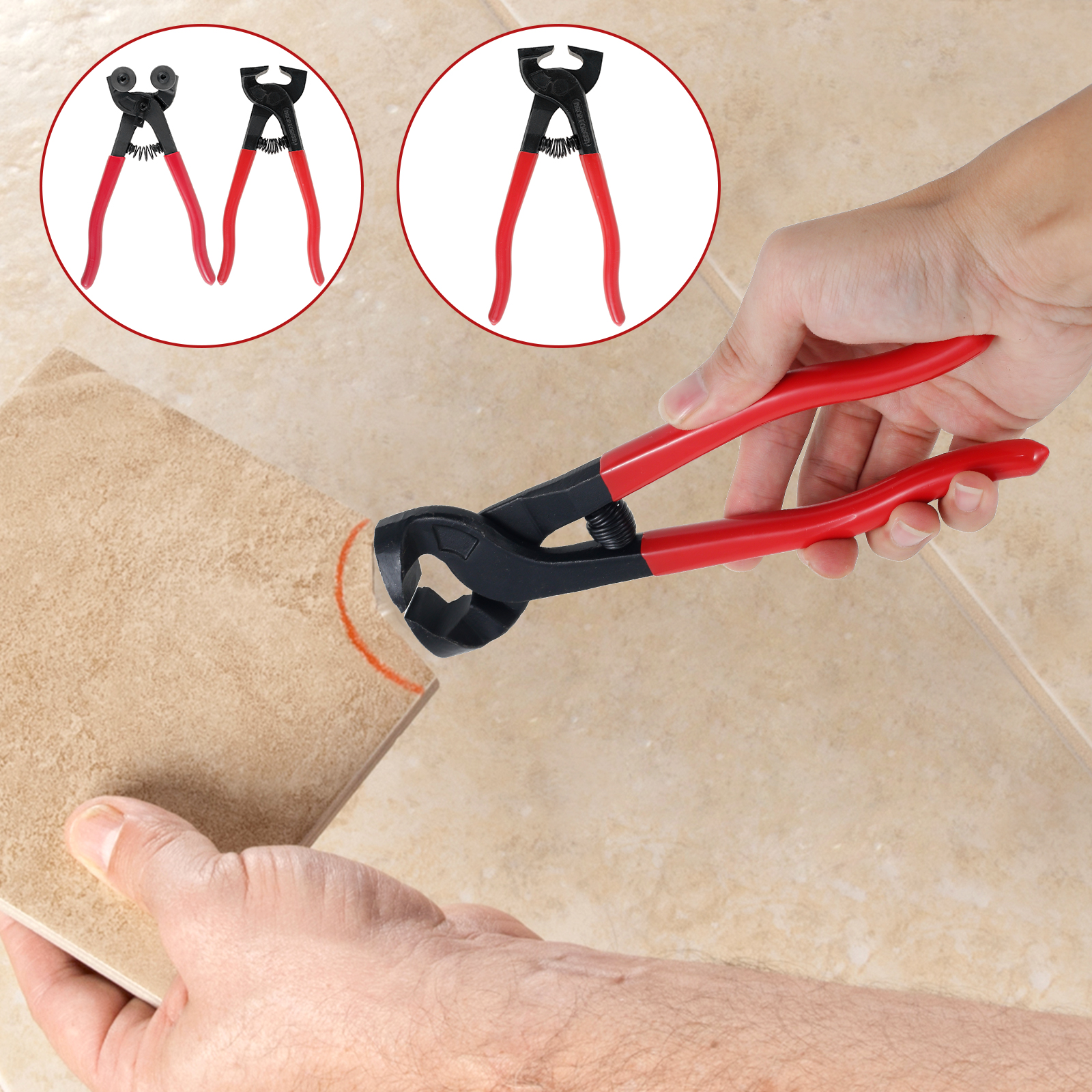Ceramic Tile Blank - 1/2 Pcs Glass Tile Nippers Set