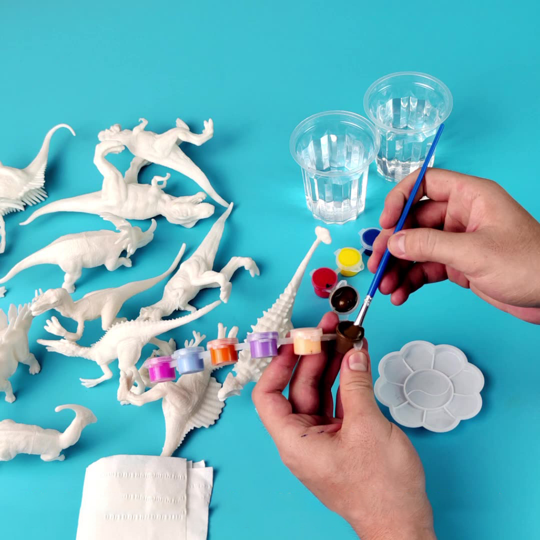 6pcs/8pcs, DIY Coloring Dinosa - Puzzle Blank White 리뷰 및 가격