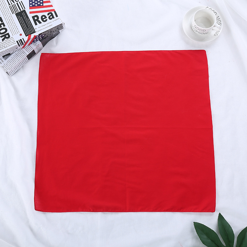Headscarf Cotton Solid Color R - Bandana Blank White 리뷰 및 가격