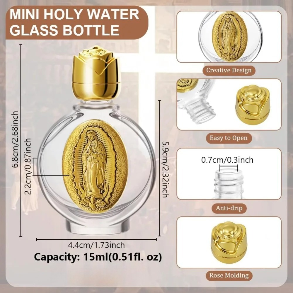12/2Pcs Holy Water Bottles 0.5 - Water Bottle Blank 리뷰 및 가격