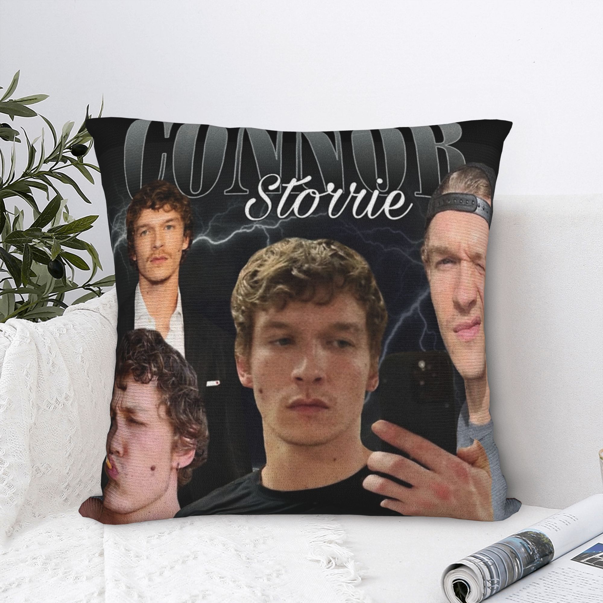 Connor Storrie Heated Rivalry  - Pillow Cover Sublimation 리뷰 및 가격