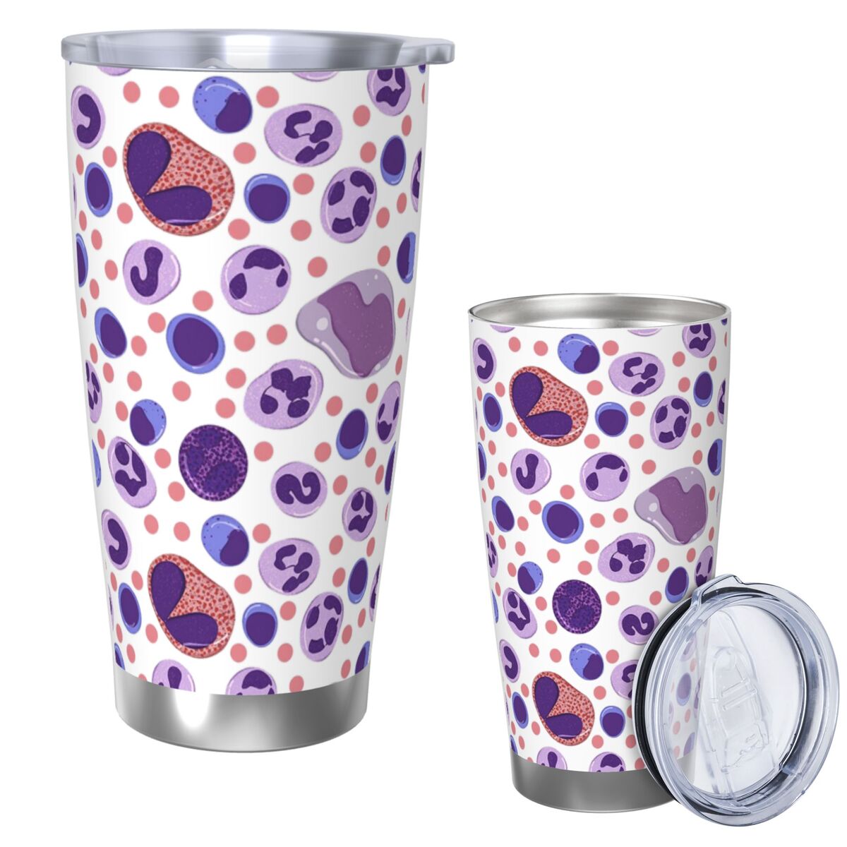Large White Blood Cell Pattern - Tumbler 20Oz White 리뷰 및 가격