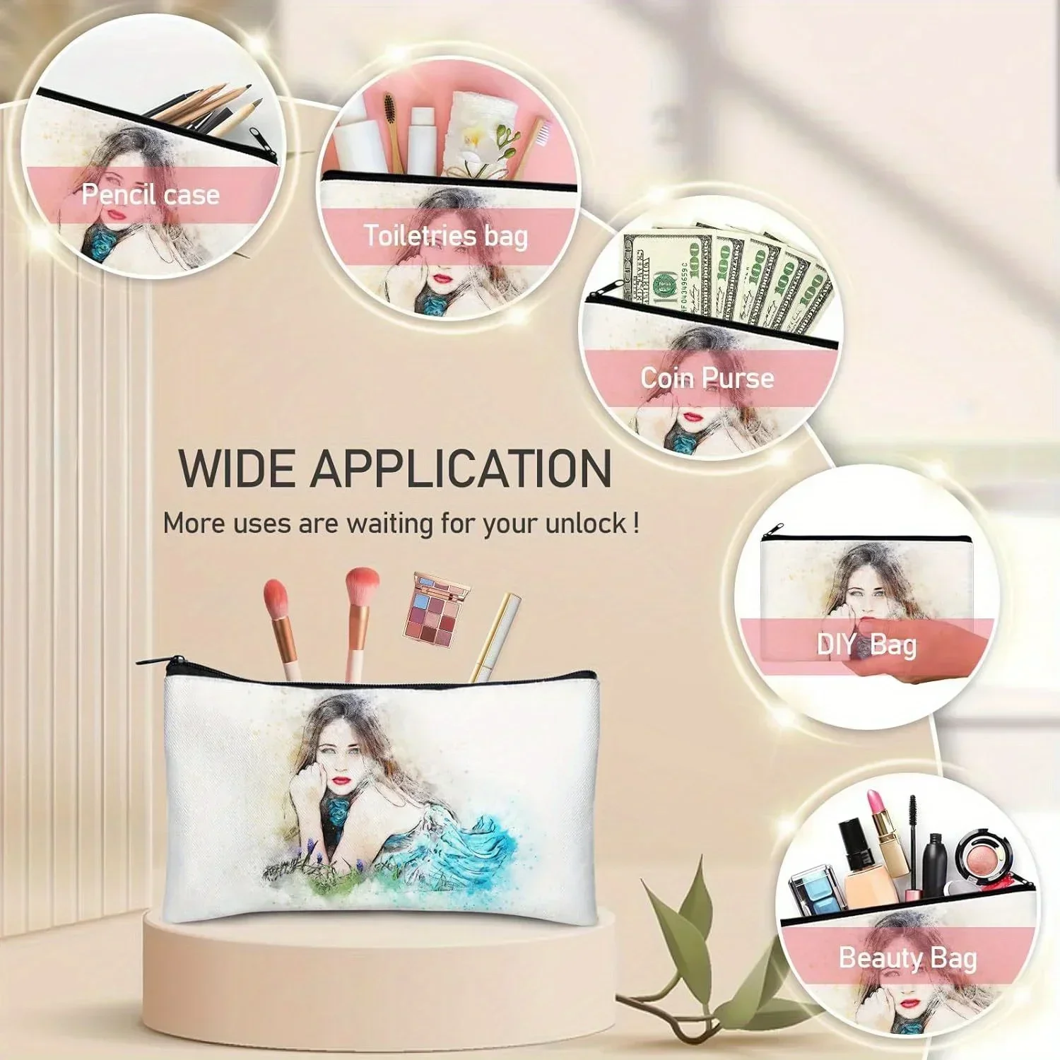 20pcs Sublimation Blank Makeup - Tote Bag Sublimation 리뷰 및 가격