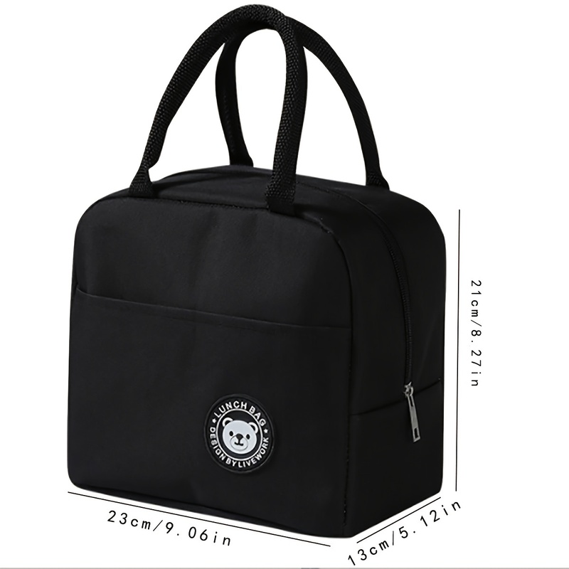 Black Cationic Insulated Lunch - Tote Bag Sublimation 리뷰 및 가격