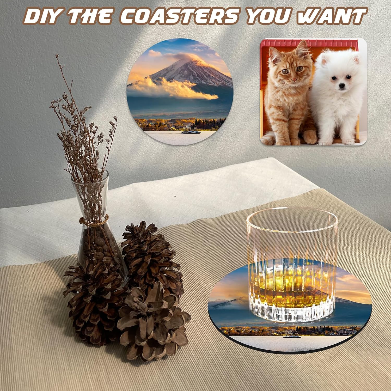 10 Pcs Sublimation Coasters Bl - Coaster Sublimation Blank 리뷰 및 가격