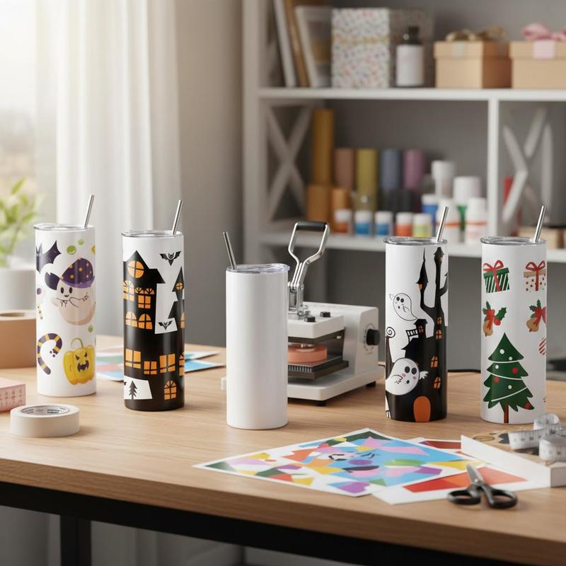 16 Pack Sublimation Insulated  - Tumbler 20Oz White 리뷰 및 가격
