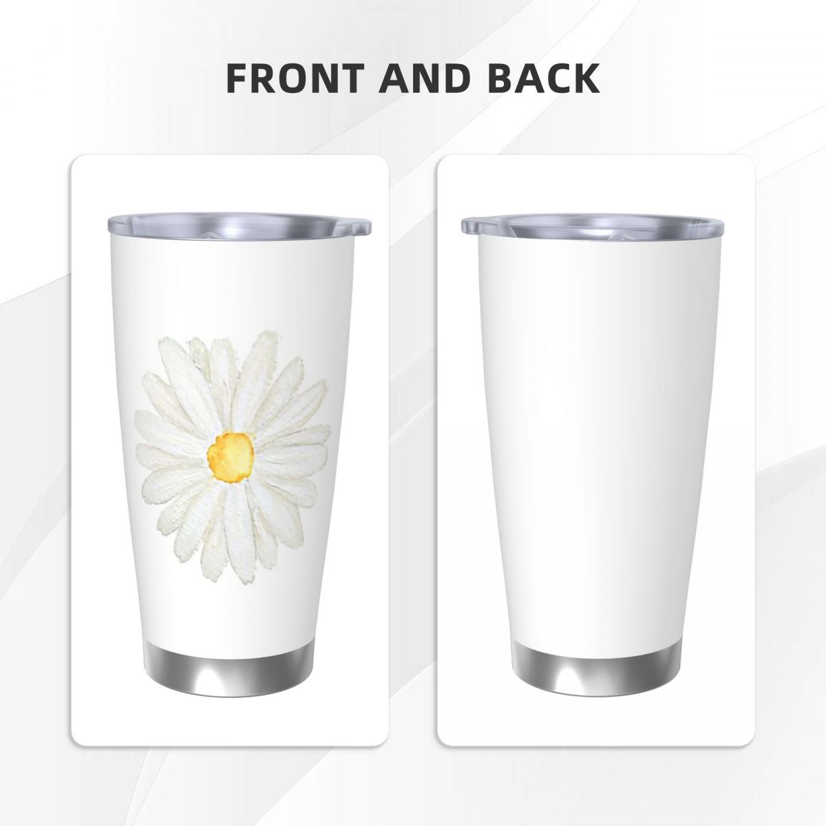 Hand Painted One Little White  - Tumbler 20Oz White 리뷰 및 가격