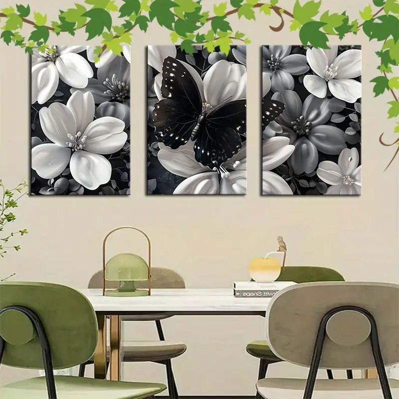 Framed Set of 3 Canvas Wall Ar - Canvas Wrap Ready 리뷰 및 가격