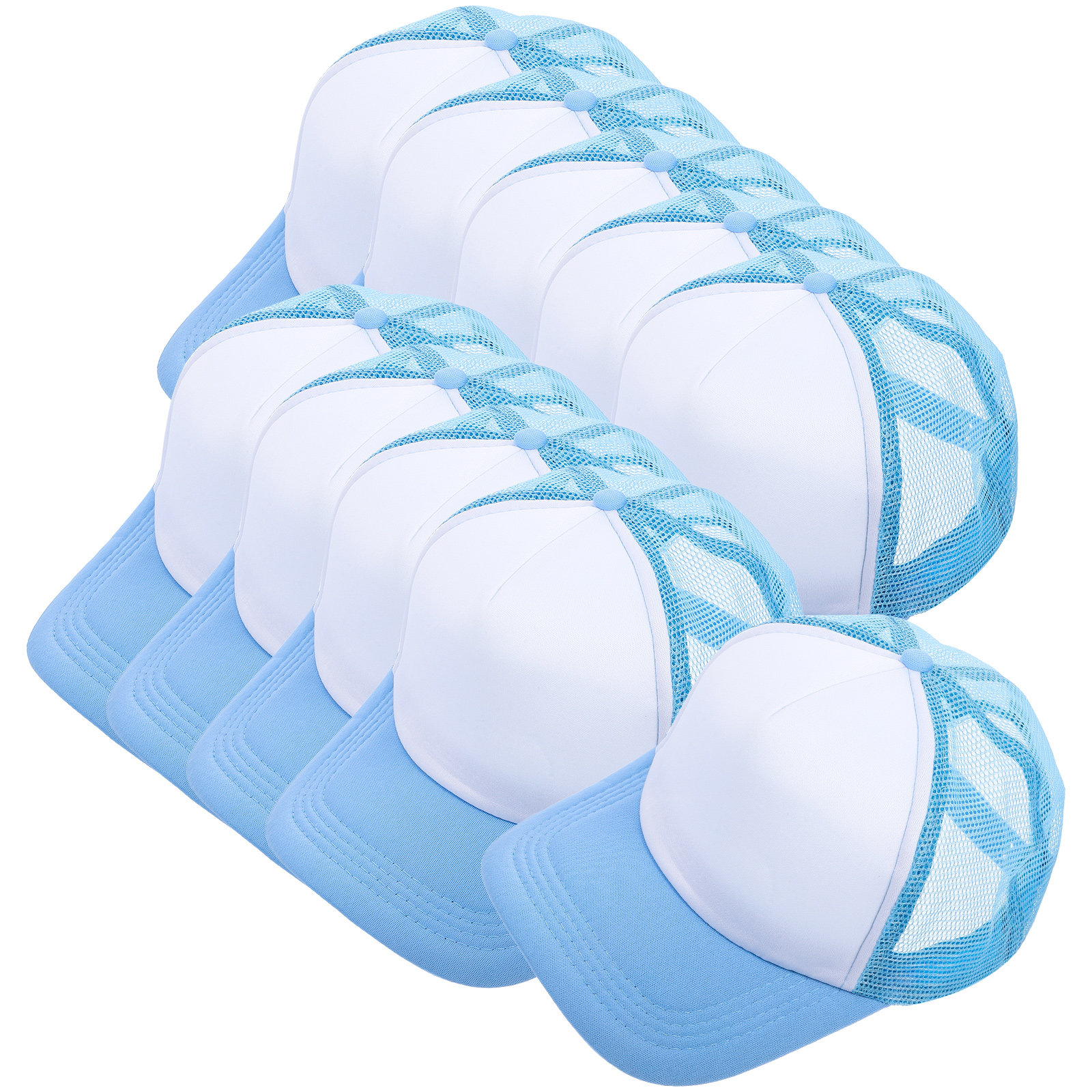 10Pcs Mesh Baseball Hat Blank  - Hat Sublimation Blank 리뷰 및 가격