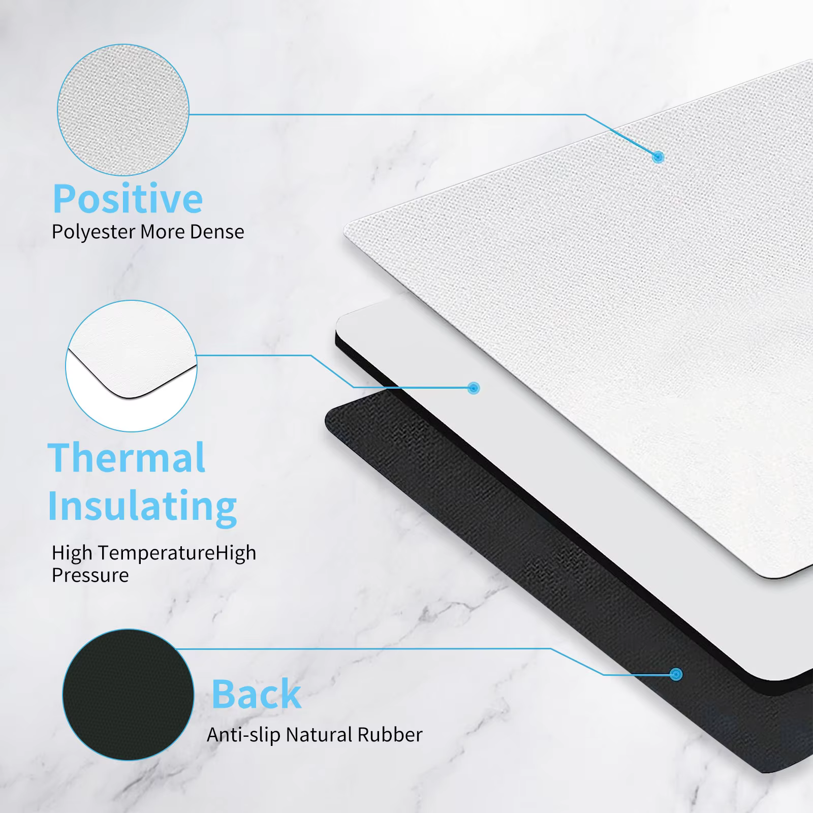 1 Pc Sublimation Mouse Pad Bla - Mouse Pad Blank Sublimation 리뷰 및 가격