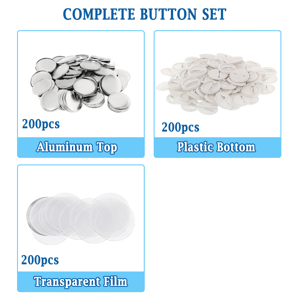 200pcs DIY Round Badge Making  - Button Badge Blank 리뷰 및 가격