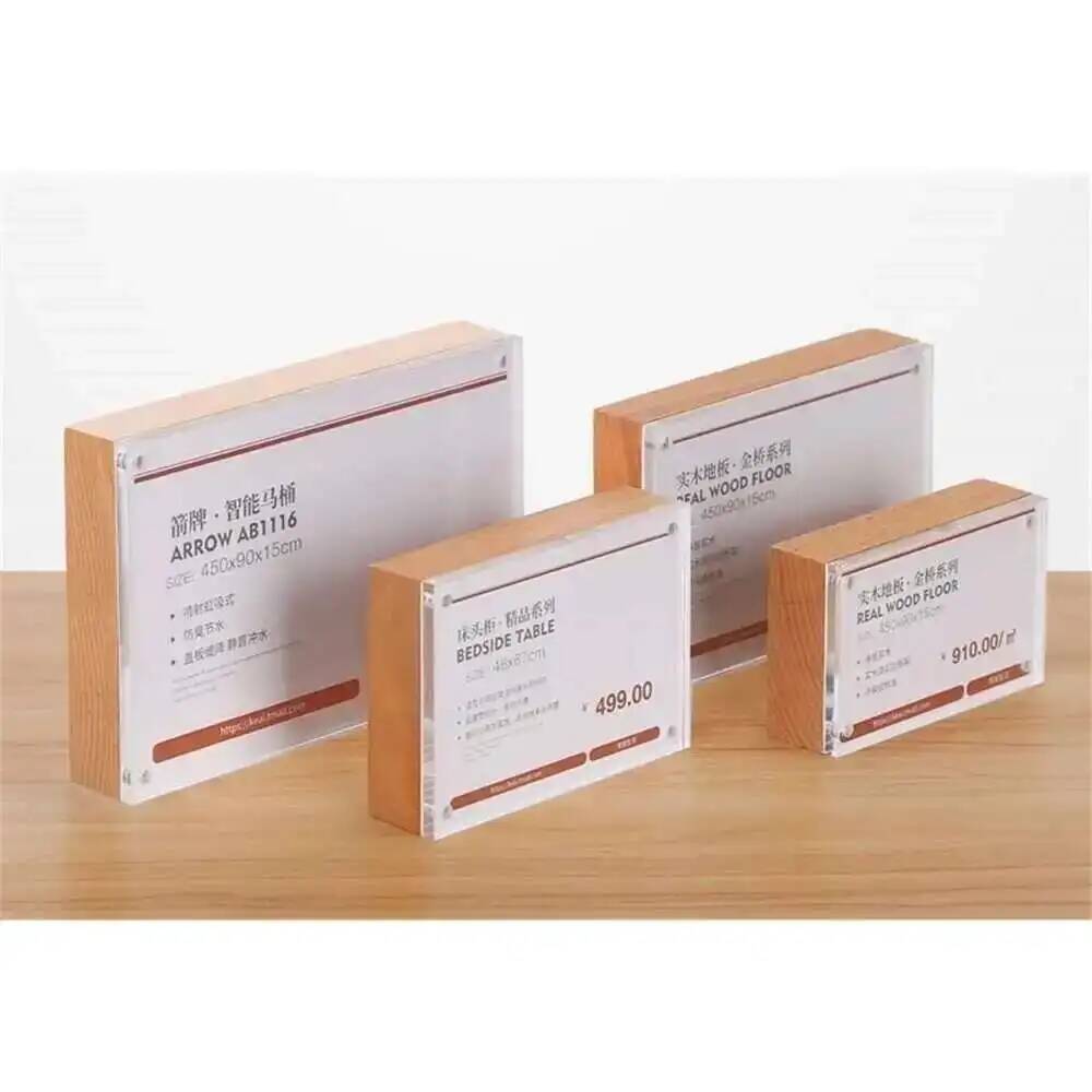Desk Price Card Display Magnet - Photo Acrylic Block 리뷰 및 가격