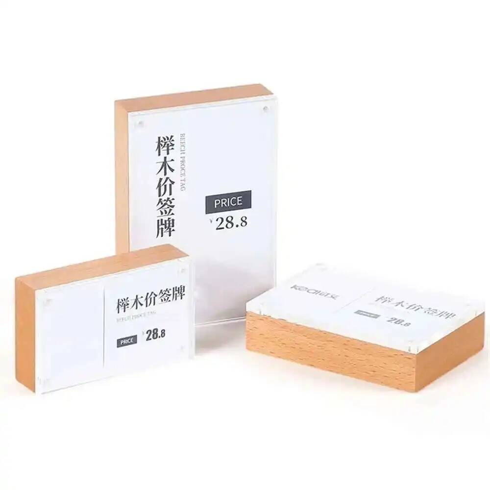 Desk Price Card Display Magnet - Photo Acrylic Block 리뷰 및 가격