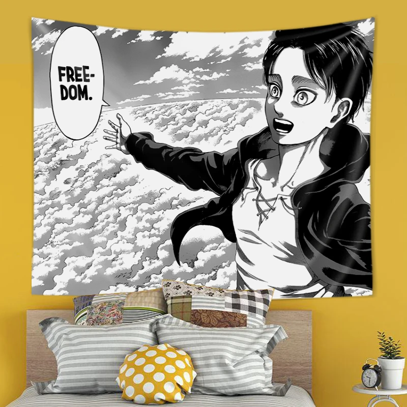 Eren Yeager Freedom Manga Post - Canvas Wrap Ready 리뷰 및 가격