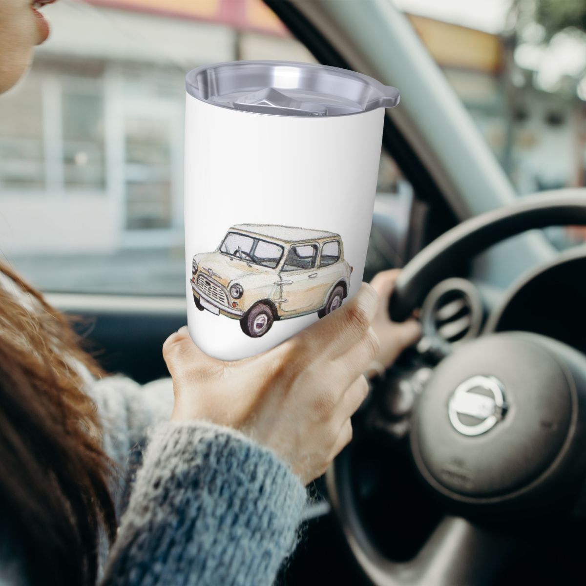 Classic White Mini Cooper In W - Tumbler 20Oz White 리뷰 및 가격