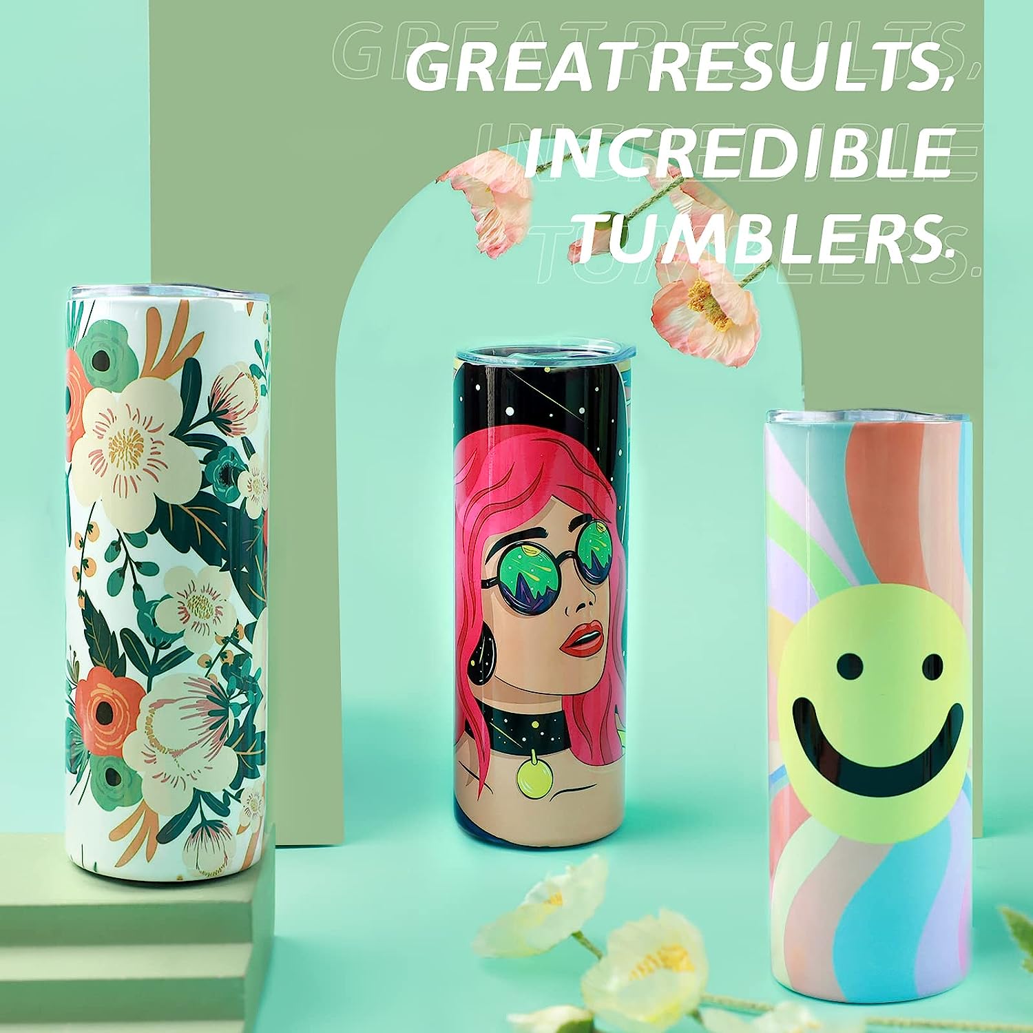 HTVRONT 8pcs Stainless 20 OZ S - Sublimation Mug White 리뷰 및 가격