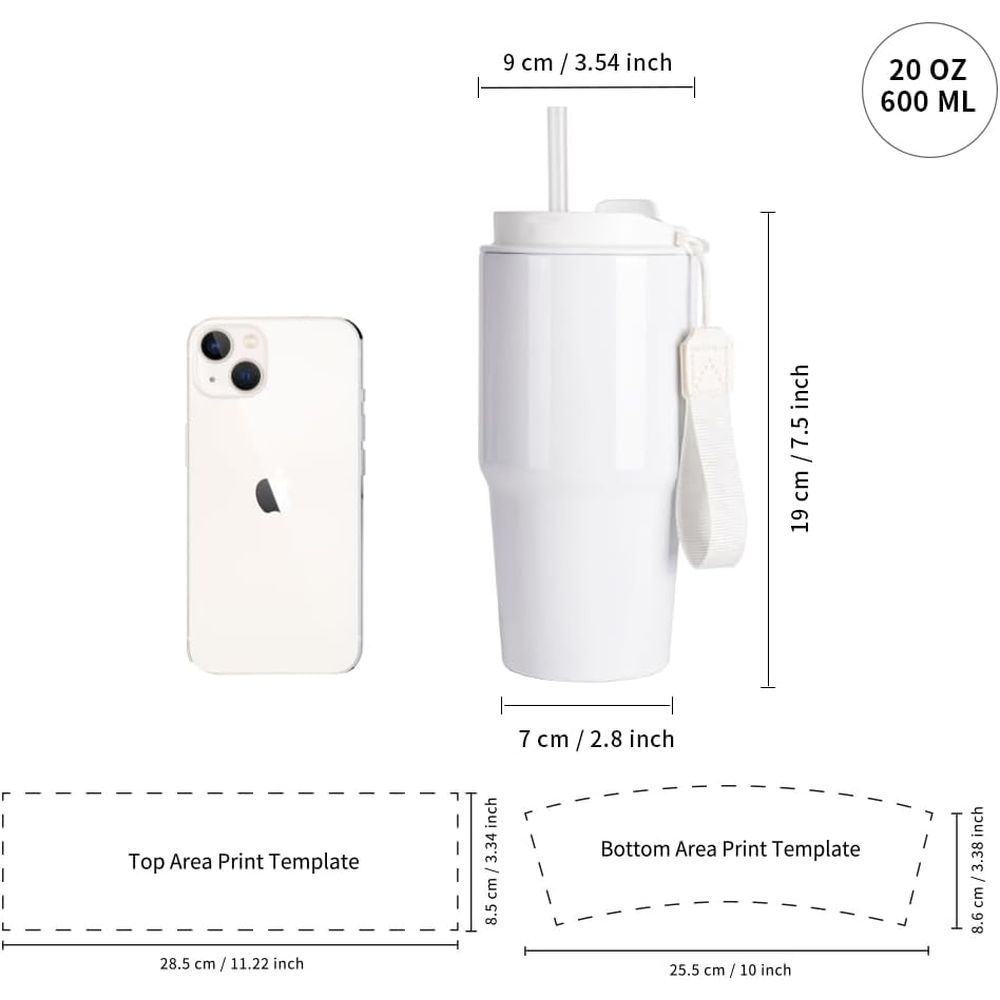 20 oz White Sublimation Tumble - Tumbler 20Oz White 리뷰 및 가격
