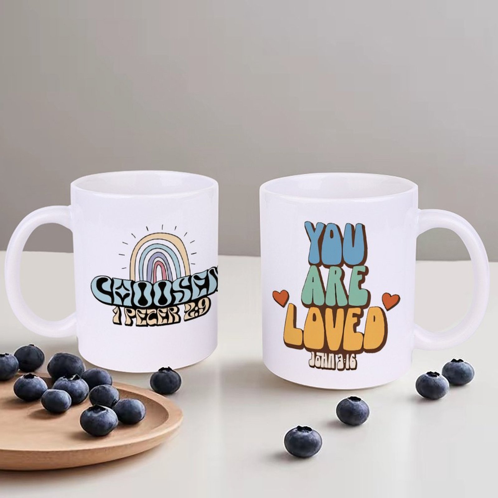 A Rainbow And A Rainbow With T - Sublimation Mug White 리뷰 및 가격