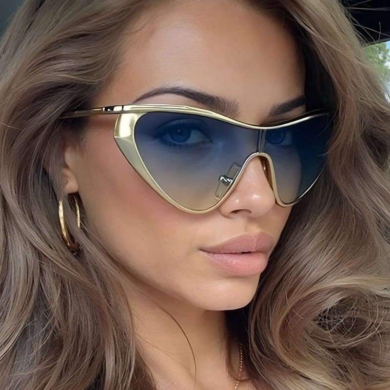 Rimless Y2K Style Sunglasses R - Metal Photo Panel 리뷰 및 가격