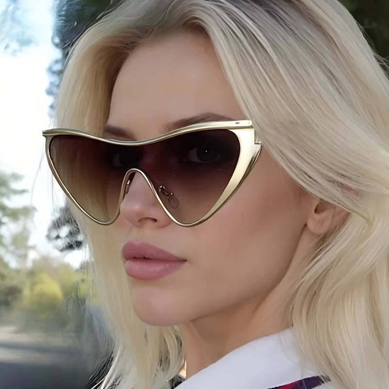 Rimless Y2K Style Sunglasses R - Metal Photo Panel 리뷰 및 가격