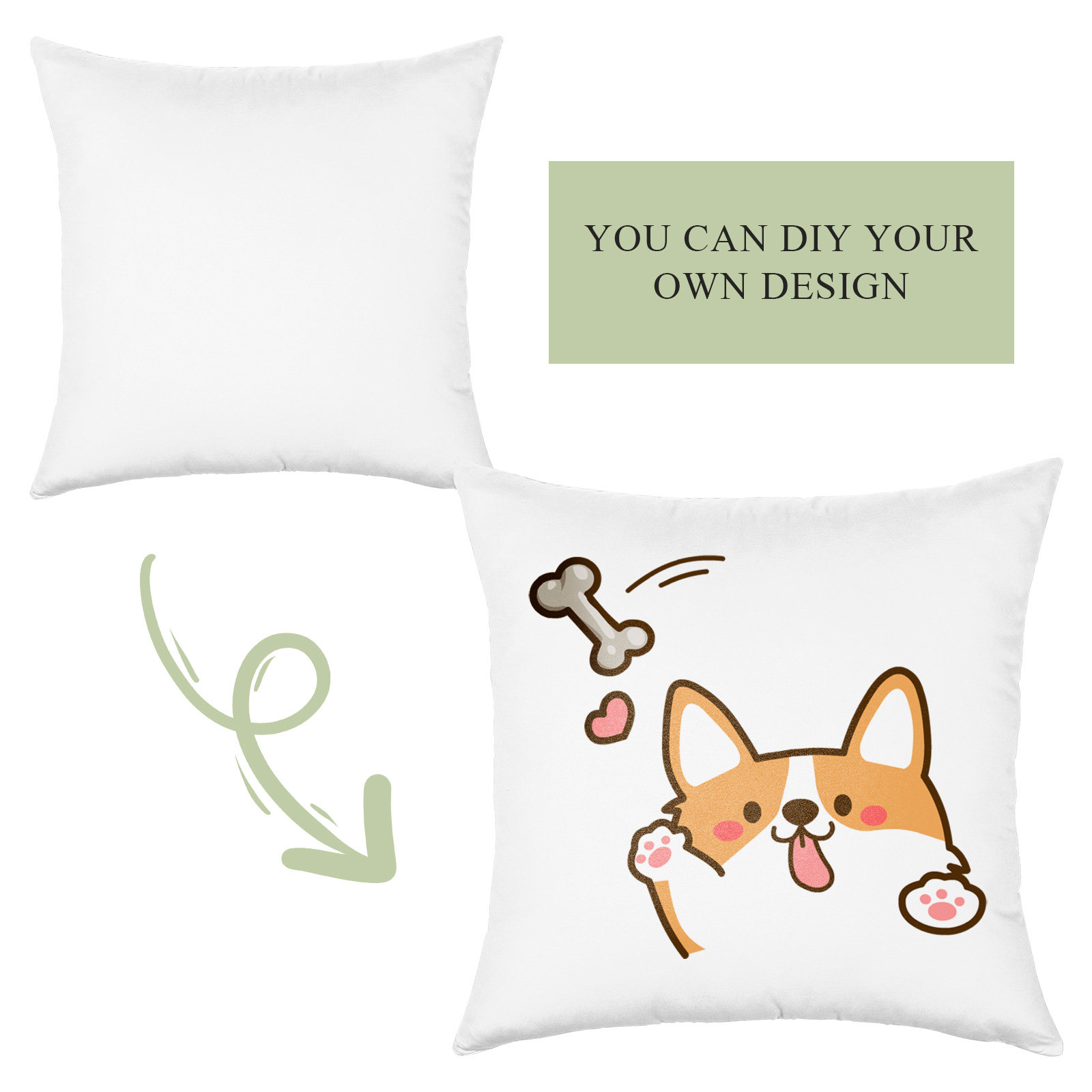 4Pcs Sublimation Pillow Cover  - Pillow Cover Sublimation 리뷰 및 가격