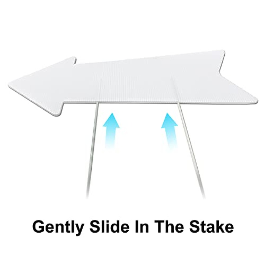Blank Arrow Signs with Stakes  - Yard Sign Blank 리뷰 및 가격