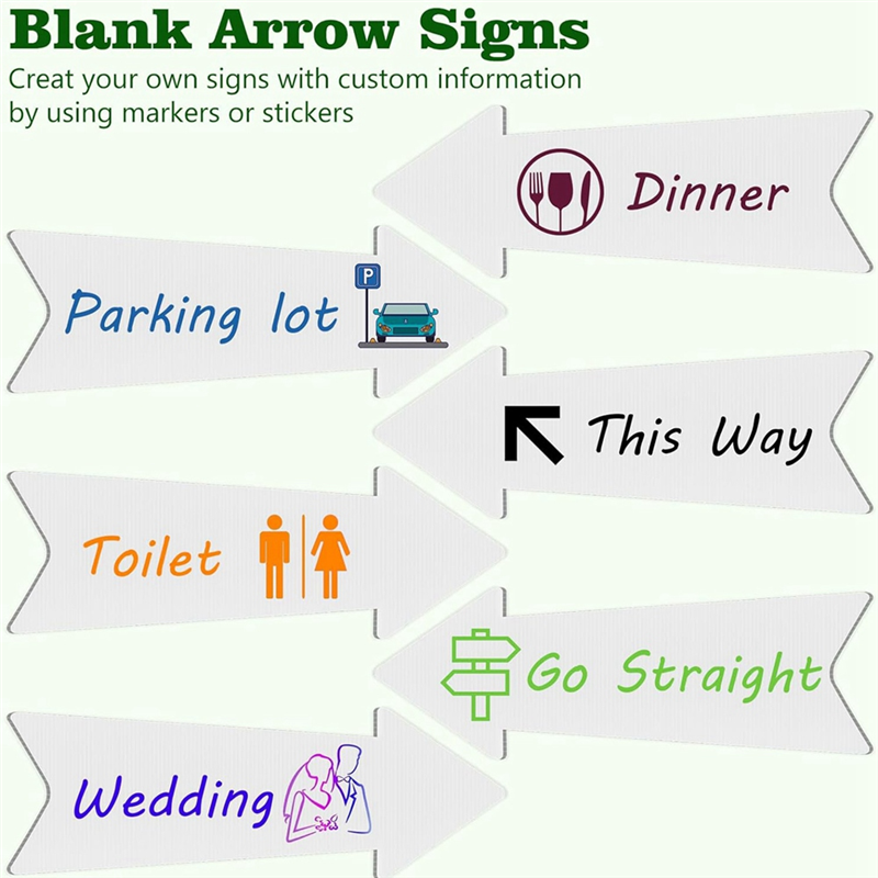 B50C Directional Arrows Signs  - Yard Sign Blank 리뷰 및 가격