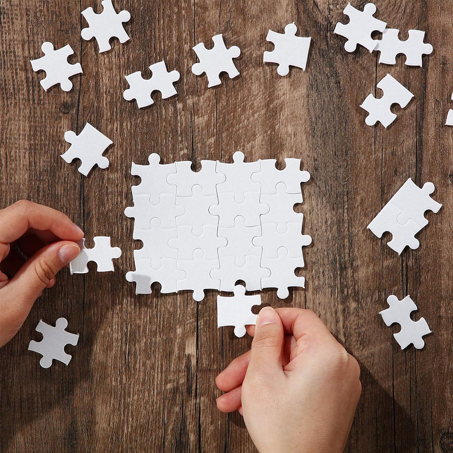 10sheets/lot Printable Jigsaw  - Puzzle Blank White 리뷰 및 가격