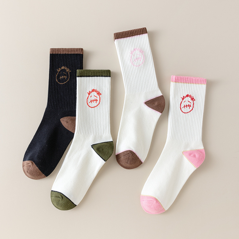 1 Pairs Men's Socks Cactus Jac - Bandana Blank White 리뷰 및 가격