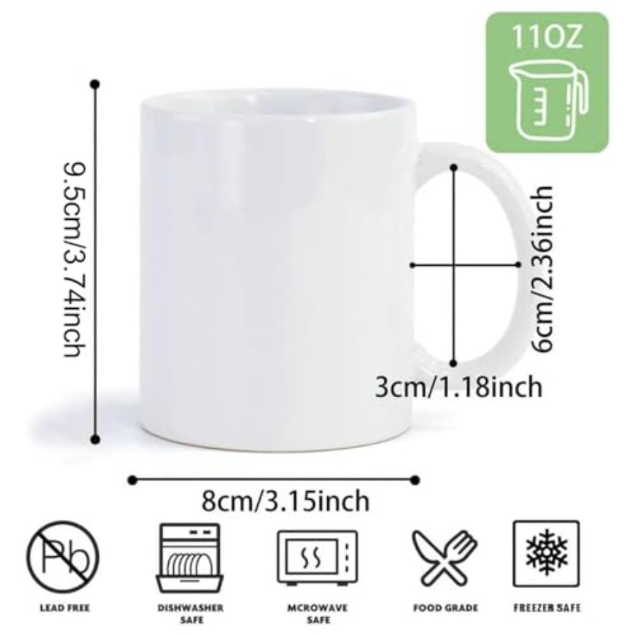36pcs Sublimation Mugs 11oz Wh - Sublimation Mug White 리뷰 및 가격