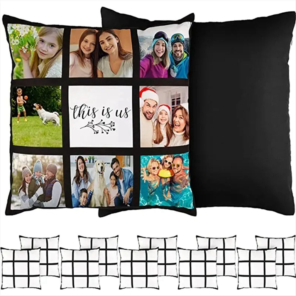 ABNH 6Pcs Sublimation Blank Pa - Pillow Cover Sublimation 리뷰 및 가격