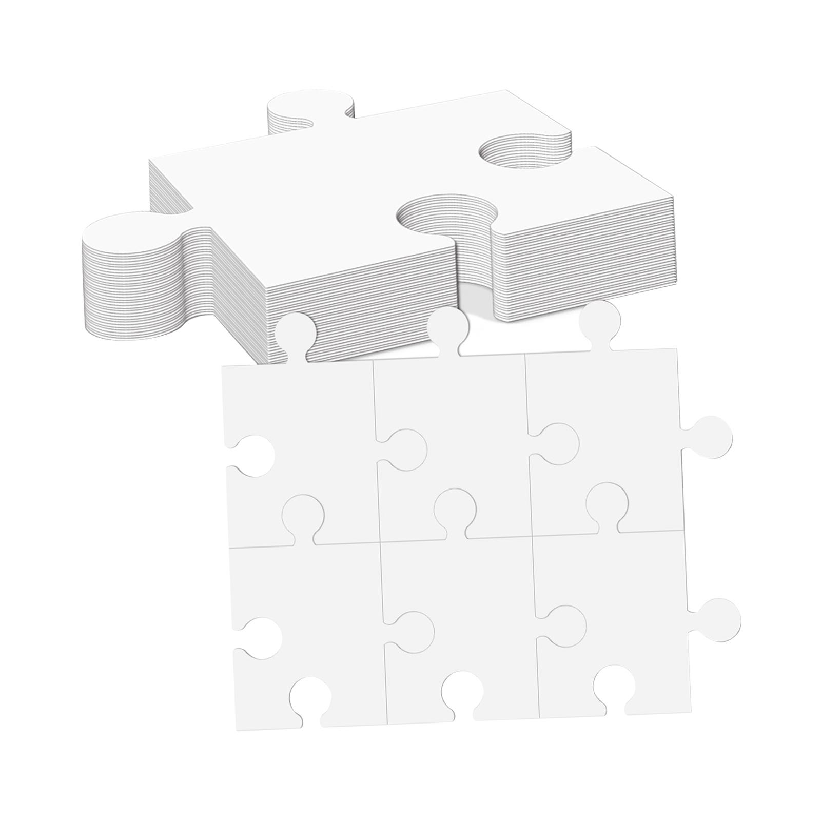 White Cardboard Blank Jigsaw P - Puzzle Blank White 리뷰 및 가격