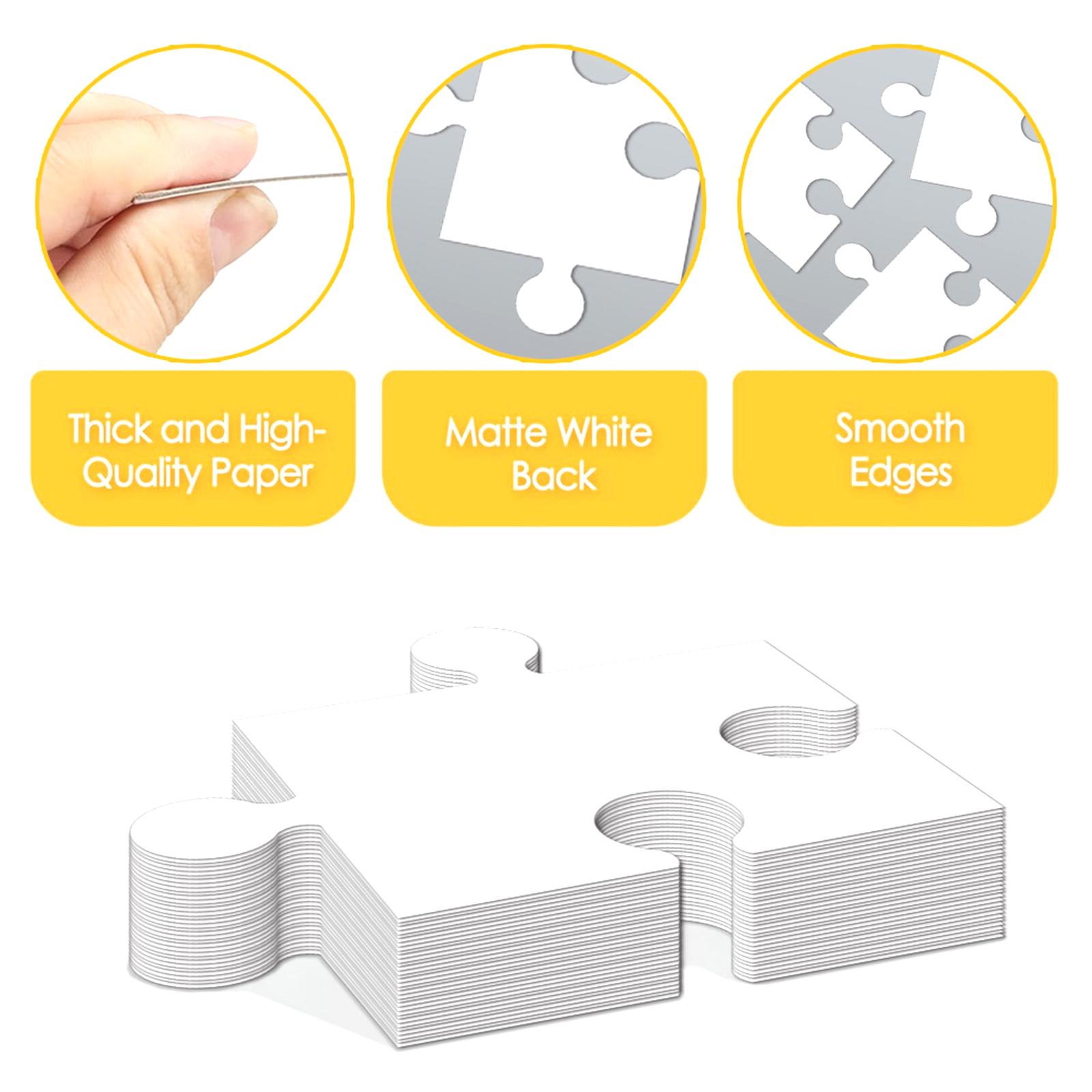 White Cardboard Blank Jigsaw P - Puzzle Blank White 리뷰 및 가격