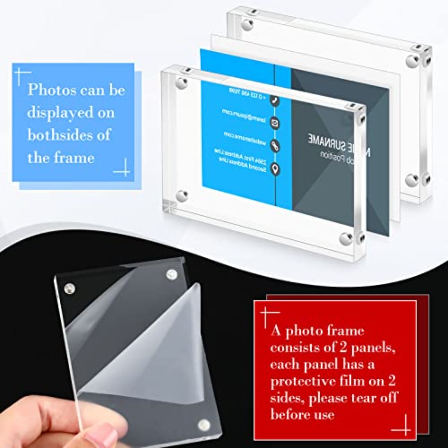 Acrylic Business Card Frame 2. - Photo Acrylic Block 리뷰 및 가격