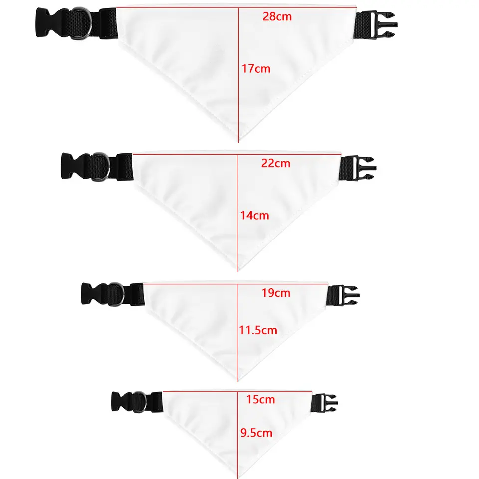 Sublimation White Blank Dog Pe - Bandana Blank White 리뷰 및 가격