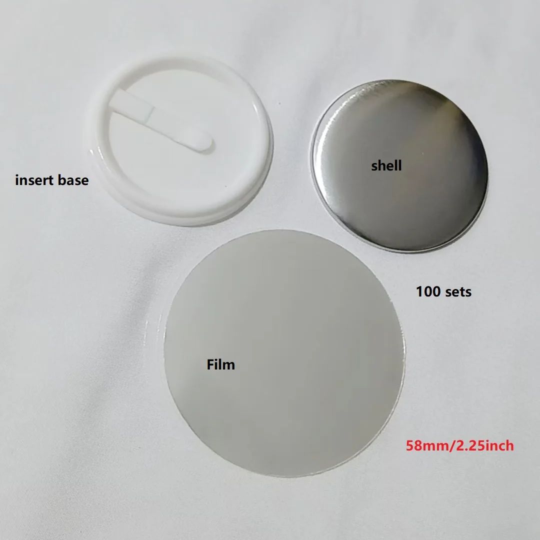100pcs 58mm 2.25inch Insert bu - Button Badge Blank 리뷰 및 가격