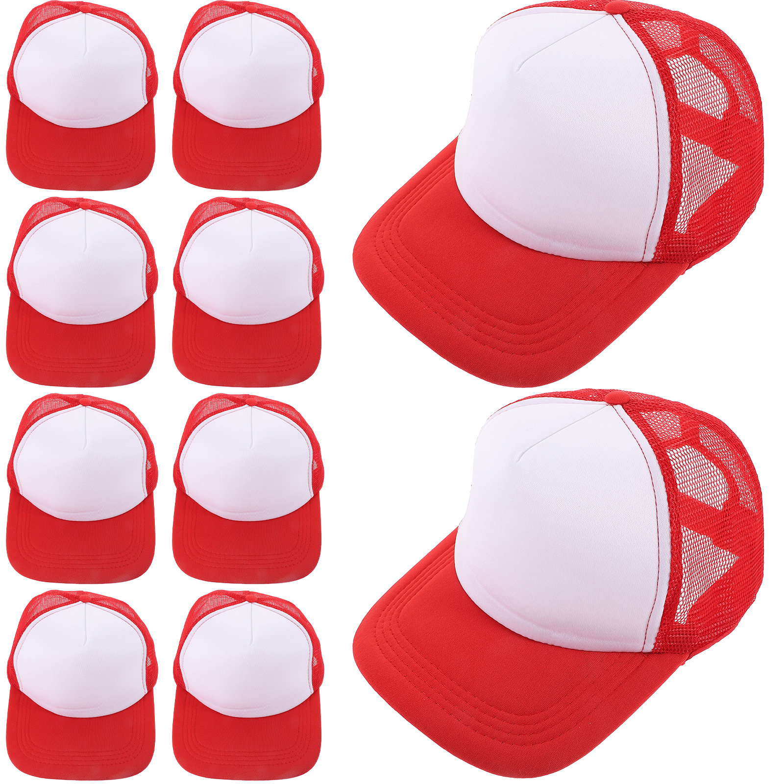 10Pcs Blank Mesh Baseball Hat  - Hat Sublimation Blank 리뷰 및 가격