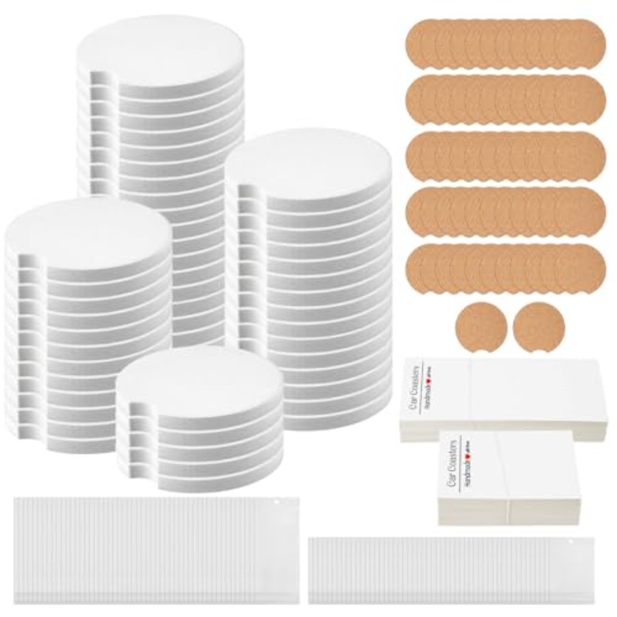 312 Pcs Ceramic Car Coasters 2 - Coaster Sublimation Blank 리뷰 및 가격