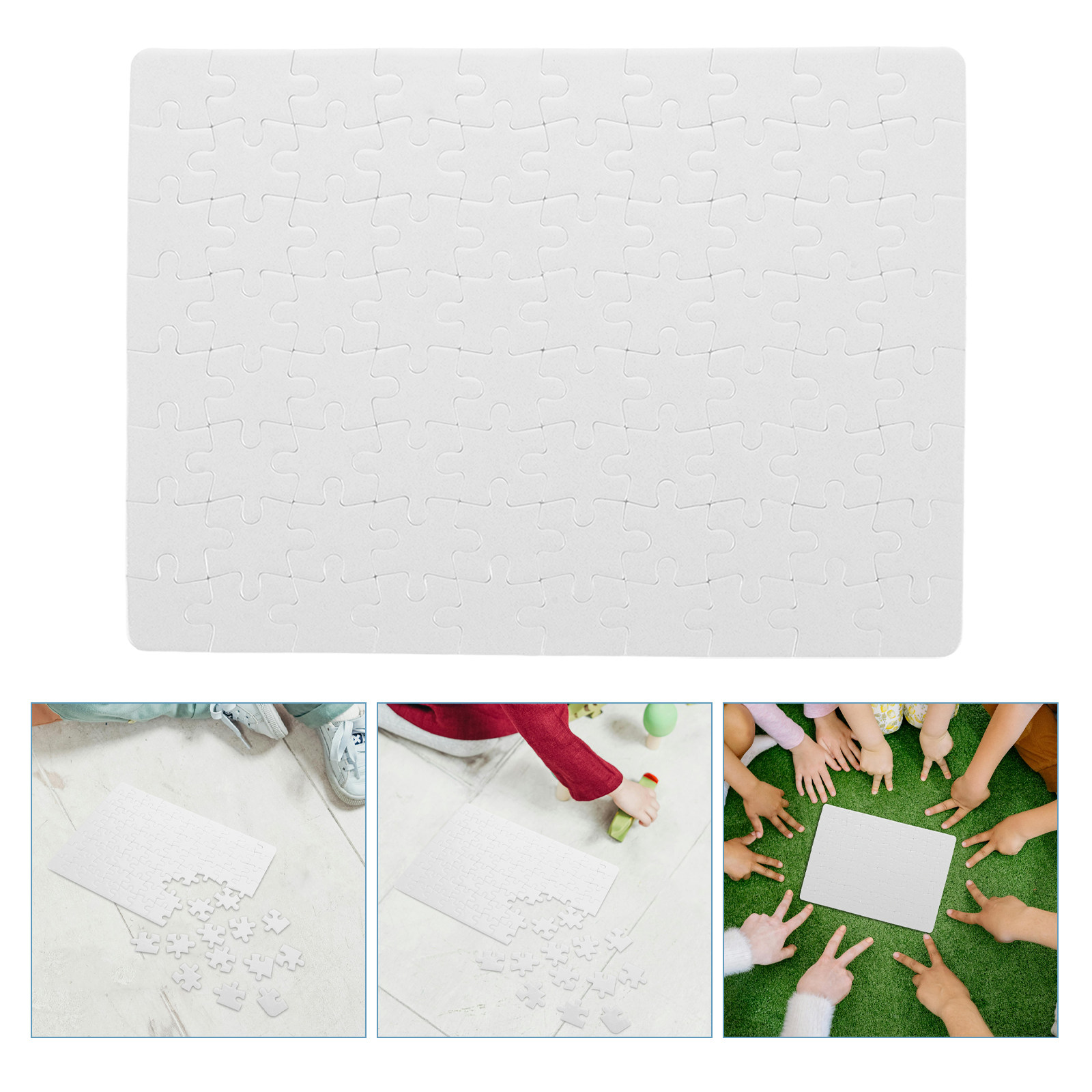 4 Sheets Blank Jigsaw Puzzle B - Puzzle Blank White 리뷰 및 가격
