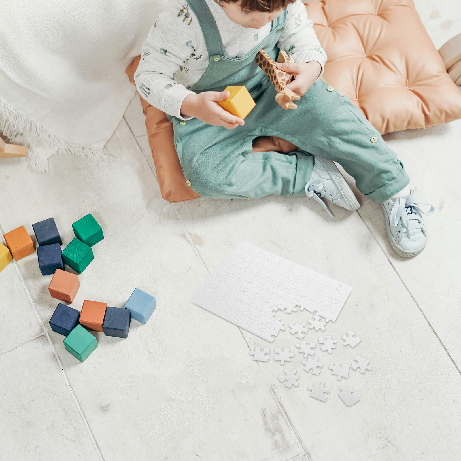 4 Sheets Blank Jigsaw Puzzle B - Puzzle Blank White 리뷰 및 가격