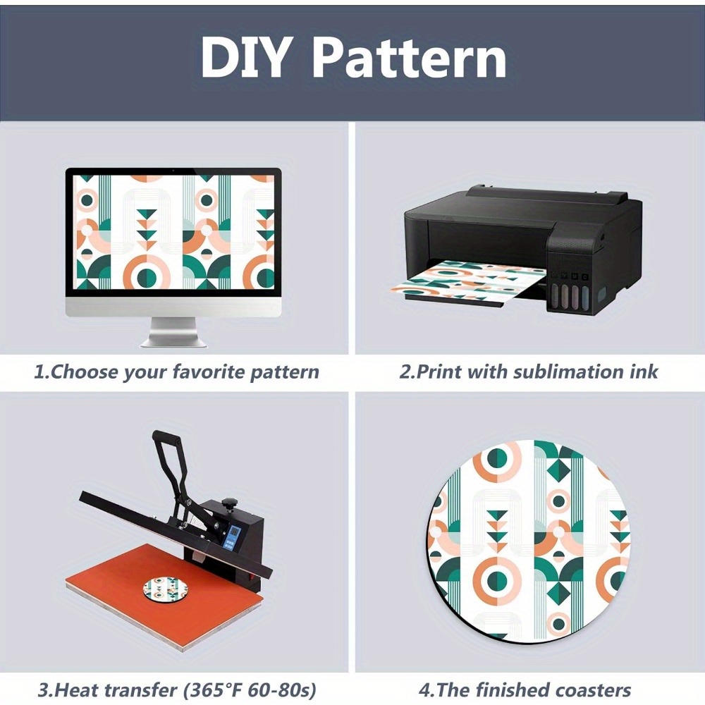 20/60pcs Coasters, Blank Heat- - Coaster Sublimation Blank 리뷰 및 가격
