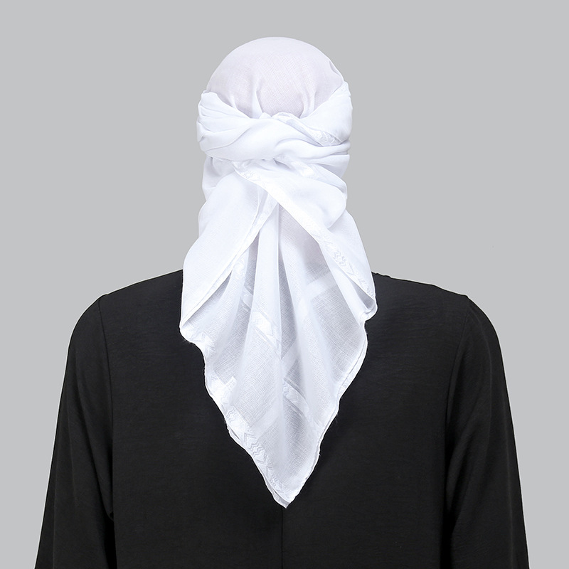 Wholesale 3pcs Set Ethnic Scar - Bandana Blank White 리뷰 및 가격