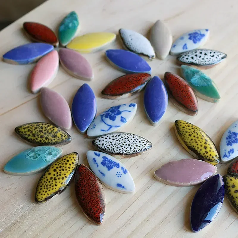 100g Mix color Irregular Ceram - Ceramic Tile Blank 리뷰 및 가격