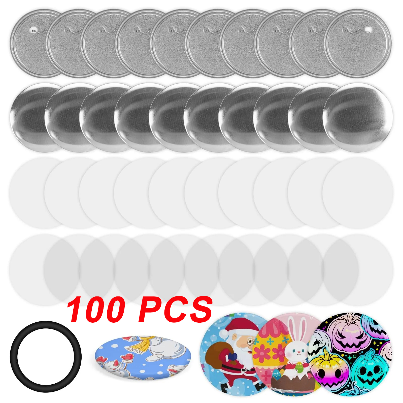 100PCS Blank Button Making Sup - Button Badge Blank 리뷰 및 가격