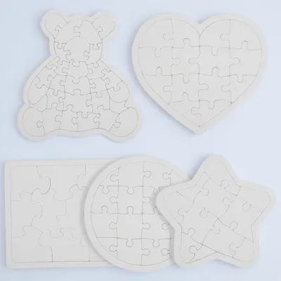 5Pcs White Blank Jigsaw Puzzle - Puzzle Blank White 리뷰 및 가격