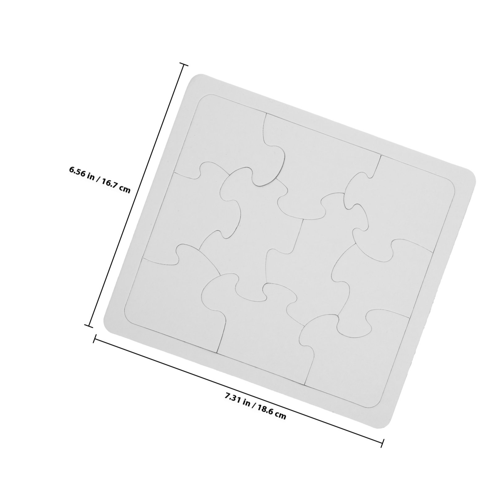 5Pcs White Blank Jigsaw Puzzle - Puzzle Blank White 리뷰 및 가격