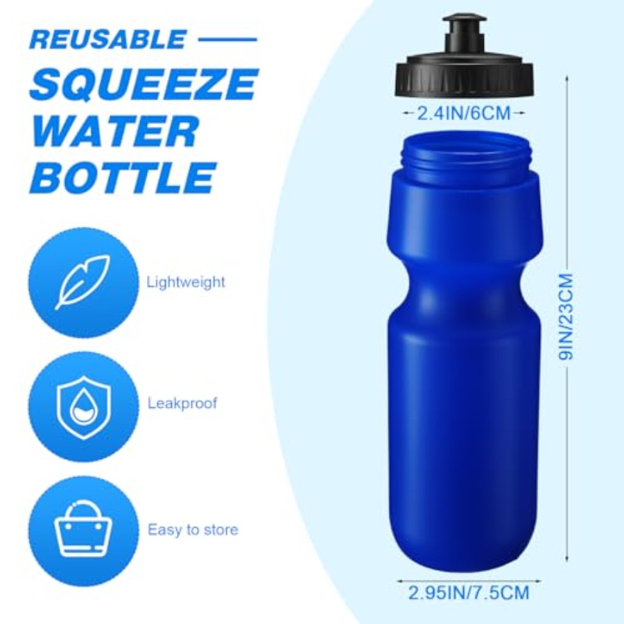24 Pcs Sports Water Bottles Bu - Water Bottle Blank 리뷰 및 가격